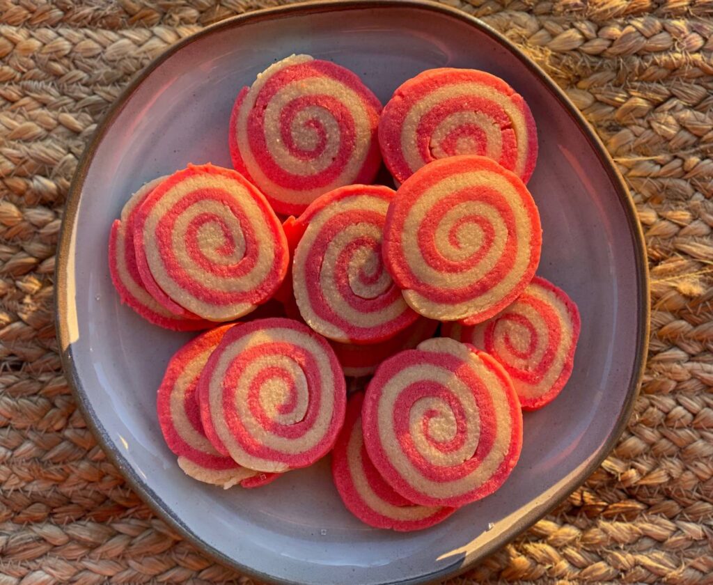 Trick out your cookie tray (or hypnotize Batman) with these red and white  pinwheels - Julia O'Malley